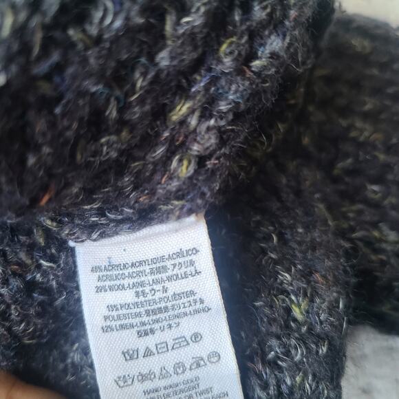 Free People Dark Gray Turtle Neck Sweater Women's Size XS - Picture 4 of 7